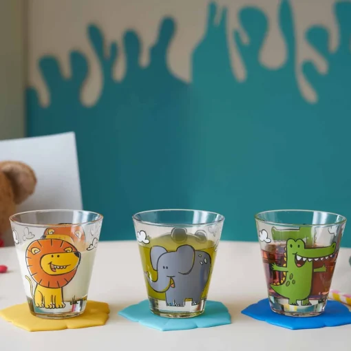 New Kinderbecher BAMBINI 215 ml 6er-Set Kinder Trinkgläser & Wassergläser| Kindergläser